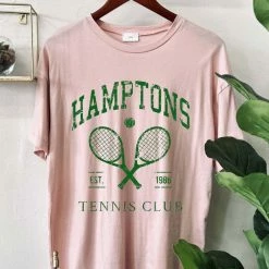PPEPPI The Hamptons Tennis Club Graphic Tee Tops