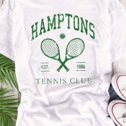 PPEPPI The Hamptons Tennis Club Graphic Tee Tops