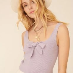 Promesa USA Tops The Beachfront Bow Sweater Tank