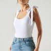Sugar Lips Tops The Breck Essential Scoop Neck Tie Tank