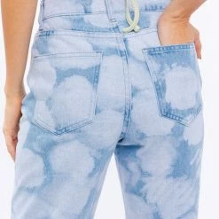 Le Lis The Cloudy Days High Waist Straight Leg Denim Pants Jeans