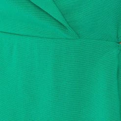 Le Lis Dresses The Kirsten Kelly Green Collared Cutout Mini Dress