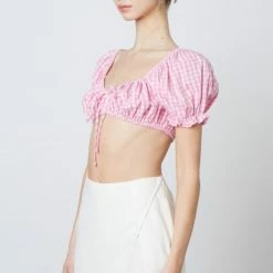 Cotton Candy LA The Rush Linen Envelope Skort Skirts