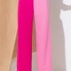 FREEME The Porshia Hot Pink Colorbock Pants