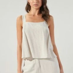 Sugar Lips Tops The Saint Tropez Square Neck Knot Strap Top