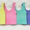 Dynamic Fashion Tops The Frenchie Ribbed Tank Top