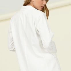 Hyfve Jackets The Weston White Oversized Tailored Blazer