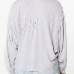 Love Stitch Tops The Dusty Lilac Tied Kimono Top