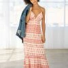 Love Stitch Dresses The Ginger Diamond Twist Front Maxi Dress