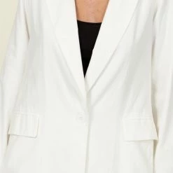 Hyfve Jackets The Weston White Oversized Tailored Blazer