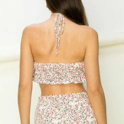 Hyfve The Georgina Floral Halter Crop Top