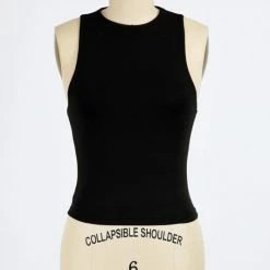 Final Touch The Harlow High Neck Double Layered Tank Top