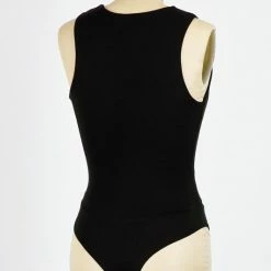 Final Touch The Rhianna Crossover Double Layered Bodysuit Tops