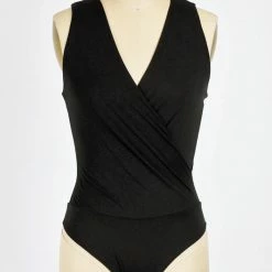 Final Touch The Rhianna Crossover Double Layered Bodysuit Tops