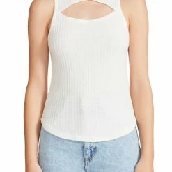 The Sneak Peek Cutout Tank By BB Dakota Tops
