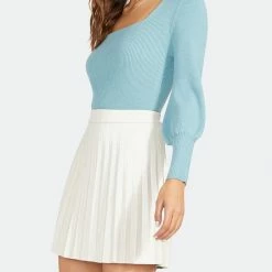 The Come Correct Faux Leather Tennis Skirt By BB Dakota Skirts