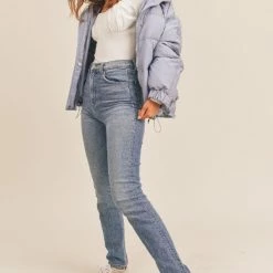 Sadie & Sage The Nightfall Quilted Jacket In Sky