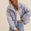 Sadie & Sage The Nightfall Quilted Jacket In Sky