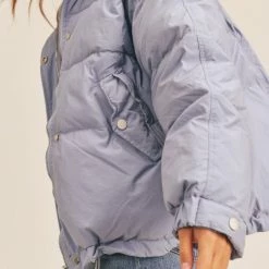 Sadie & Sage The Nightfall Quilted Jacket In Sky