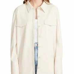 Tops The Old Town Road Oatmeal Shacket By BB Dakota