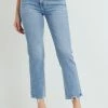 Just Panamaco Inc The Braxton HR Light Wash Vintage Straight Leg Jeans