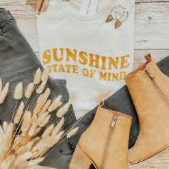 Oat Collective Tops Sunshine State Of Mind Graphic Tees