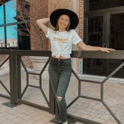 Oat Collective Tops Sunshine State Of Mind Graphic Tees