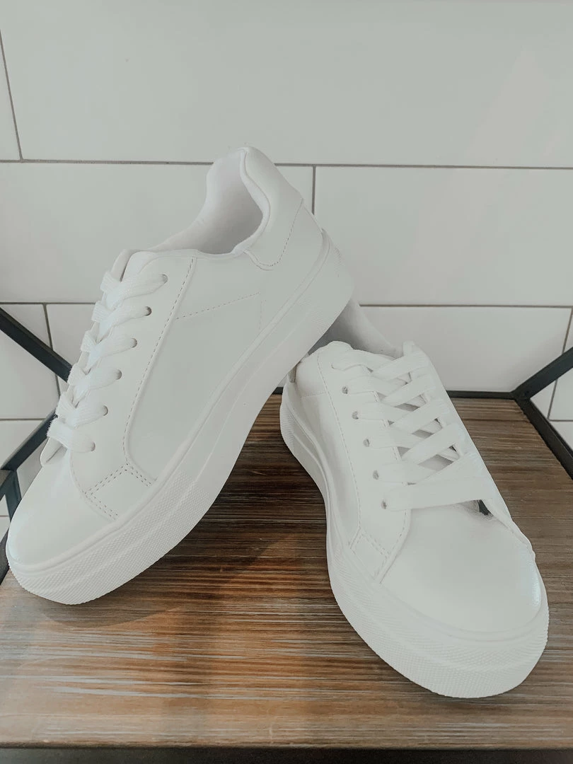 CCOCCI The Kenzie White Platform Sneakers Shoes