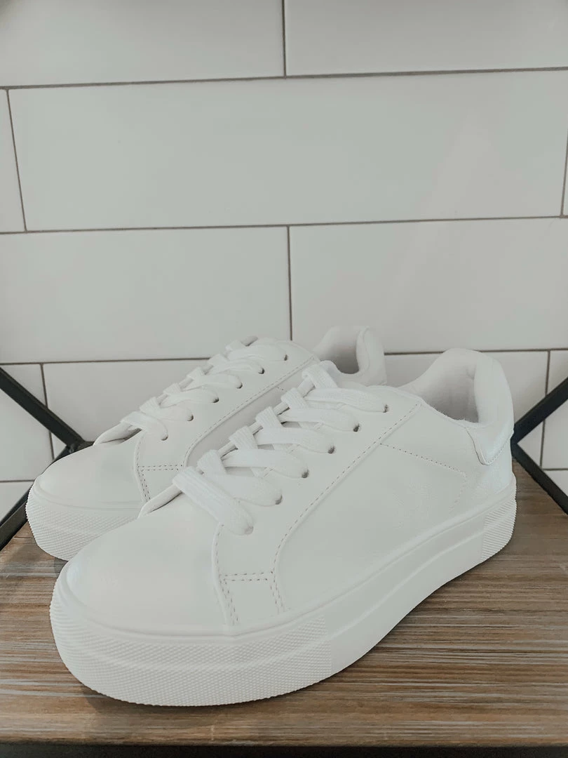 CCOCCI The Kenzie White Platform Sneakers Shoes