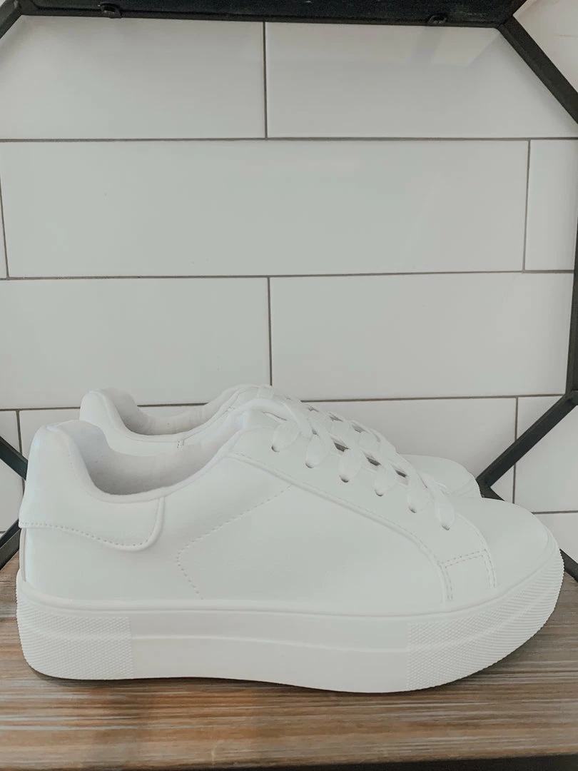 CCOCCI The Kenzie White Platform Sneakers Shoes