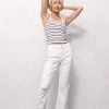 Sneak Peek The Starla White High Rise Slim Straight Jeans
