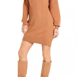 The Little Wing Dress In Camel By BB Dakota Dresses