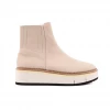 Shu Shop The Yazy Nude Suede Platform Chelsea Booties Shoes