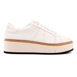 Shu Shop Shoes The Suzanne White Oxford Platform Sneaker