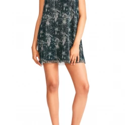Dresses The Marble Cake Teal Mini Dress By BB Dakota