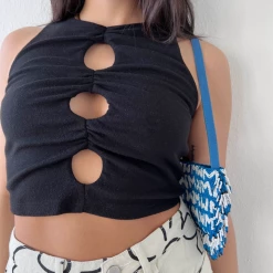 Bailey Rose The Marley Cutout Crop Top