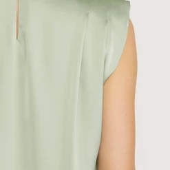 Entro The Shanan Satin Cowl Neck Tank Top