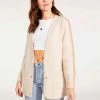 Tops The Study Date Two Tone Cardigan In Camel By BB Dakota