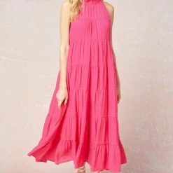 Entro The Wendy Sleeveless Tiered Maxi Dress