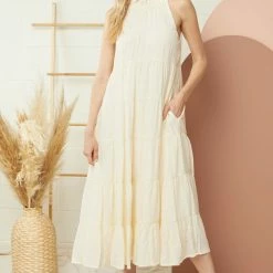 Entro The Wendy Sleeveless Tiered Maxi Dress