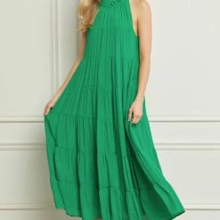 Entro The Wendy Sleeveless Tiered Maxi Dress