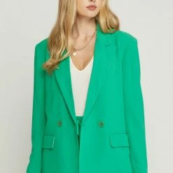 Entro Tops The Lydia Single Button Long Sleeve Blazer