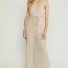 Entro The Brianne Taupe Wrap Around Jumpsuit Jumpsuits