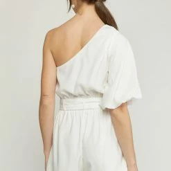 Entro The Pop Puff One Sleeve Romper Rompers