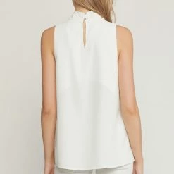 Entro Tops The Tristyn Cowl Neck Sleeveless Top