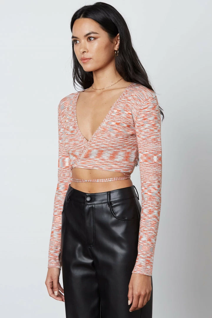 Cotton Candy LA The Disco Diva Terra Wrap Sweater